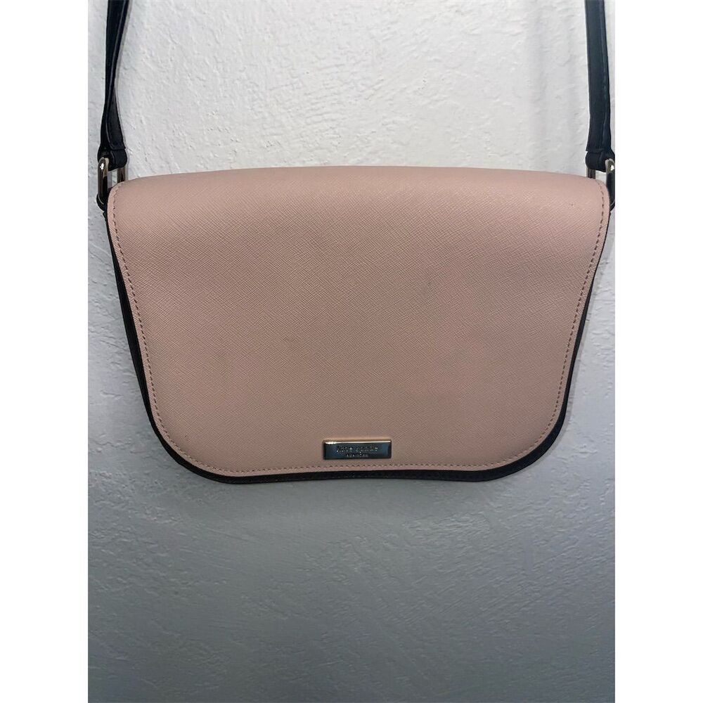 Kate Spade Women's Two-Tone Crossbody Bag Pastel Pink/Black Small